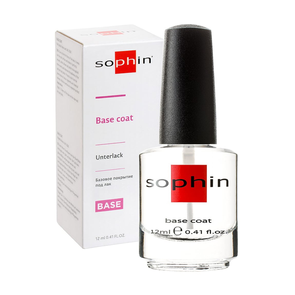 Базове покриття під лак Sophin Base Coat, 12 мл
